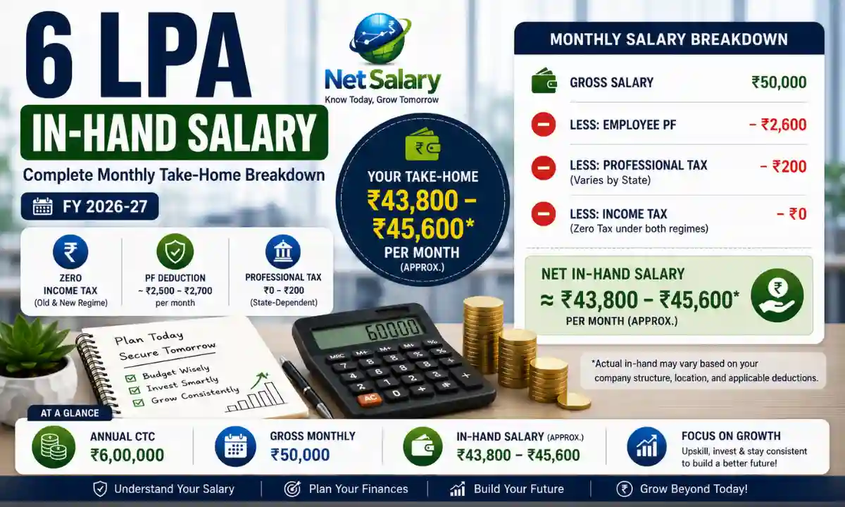 6 LPA Salary In Hand