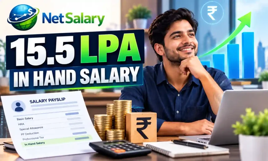 15.5 LPA in hand salary